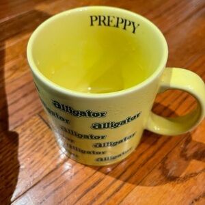 GHC Preppy Alligator Mug - Yellow And Green